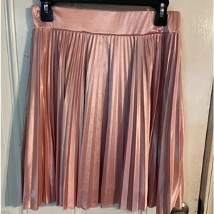 Rose pink skirt